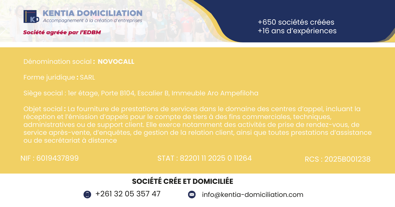 NOVOCALL